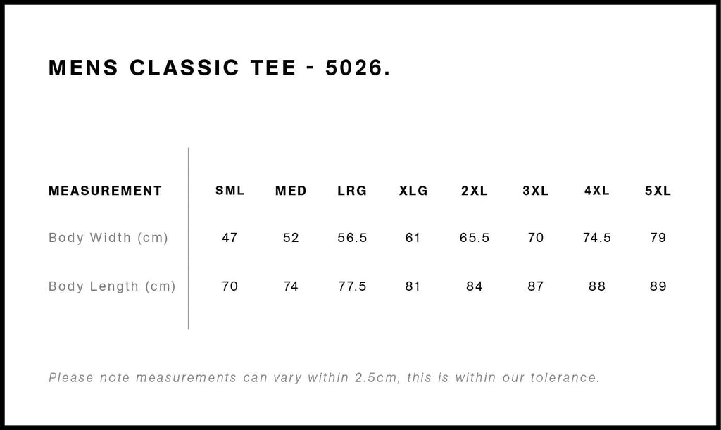 AS Colour 5026 Classic Tee blank product photo
