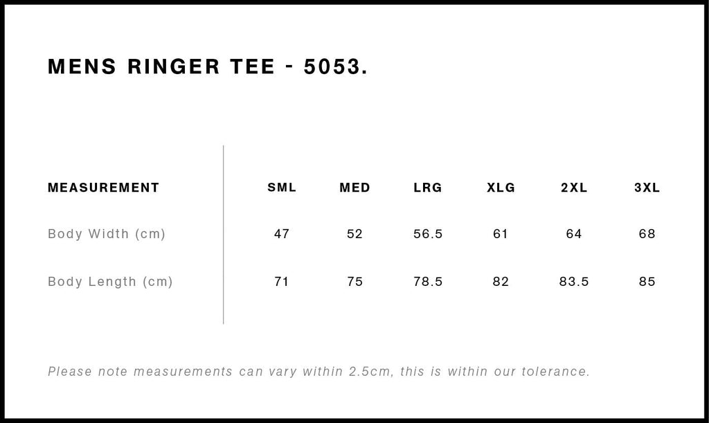 AS Colour 5053 Staple Ringer Tee blank product photo
