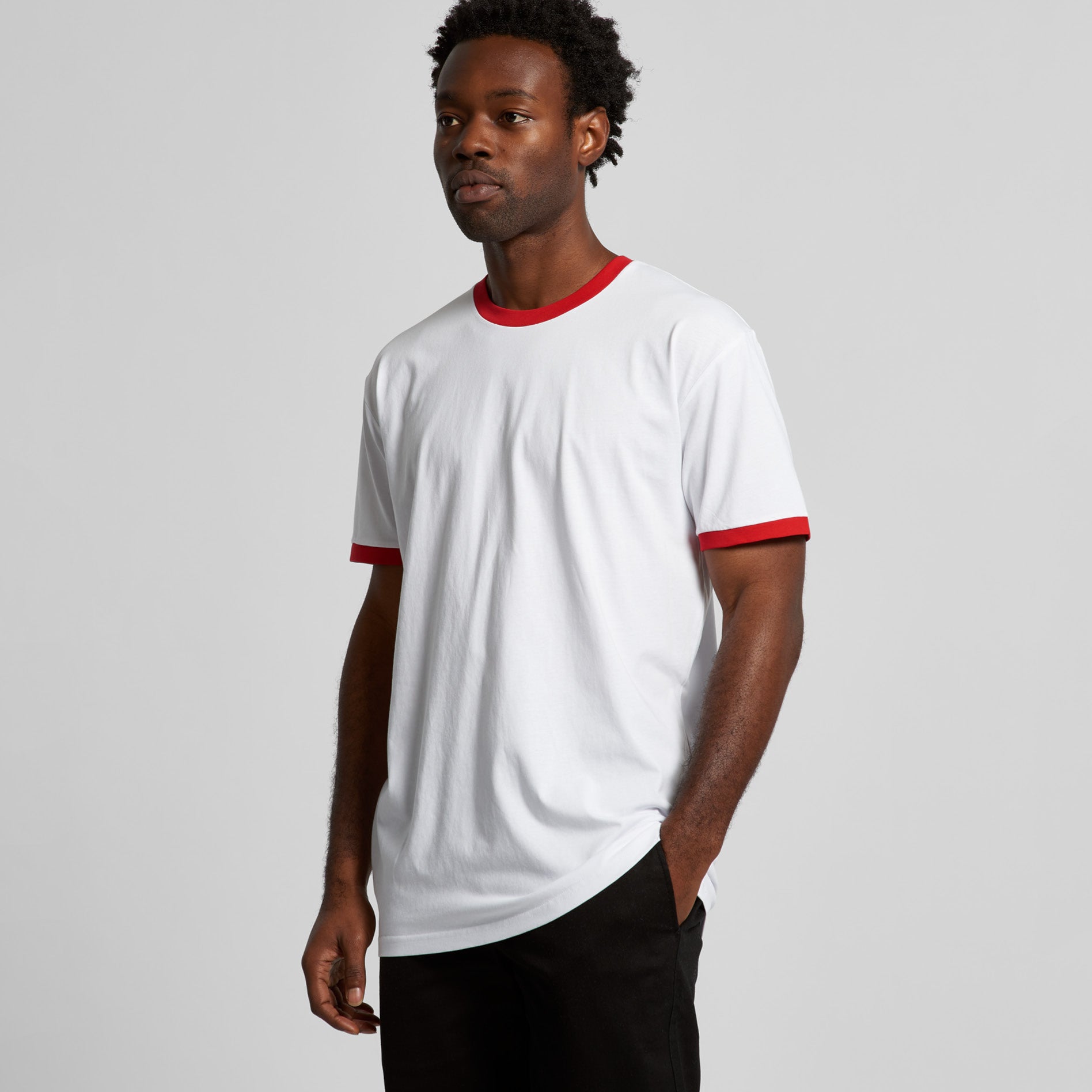 AL NASHAMA 2026 Staple Ringer Tee — Jordan — AL NASHAMA Collection