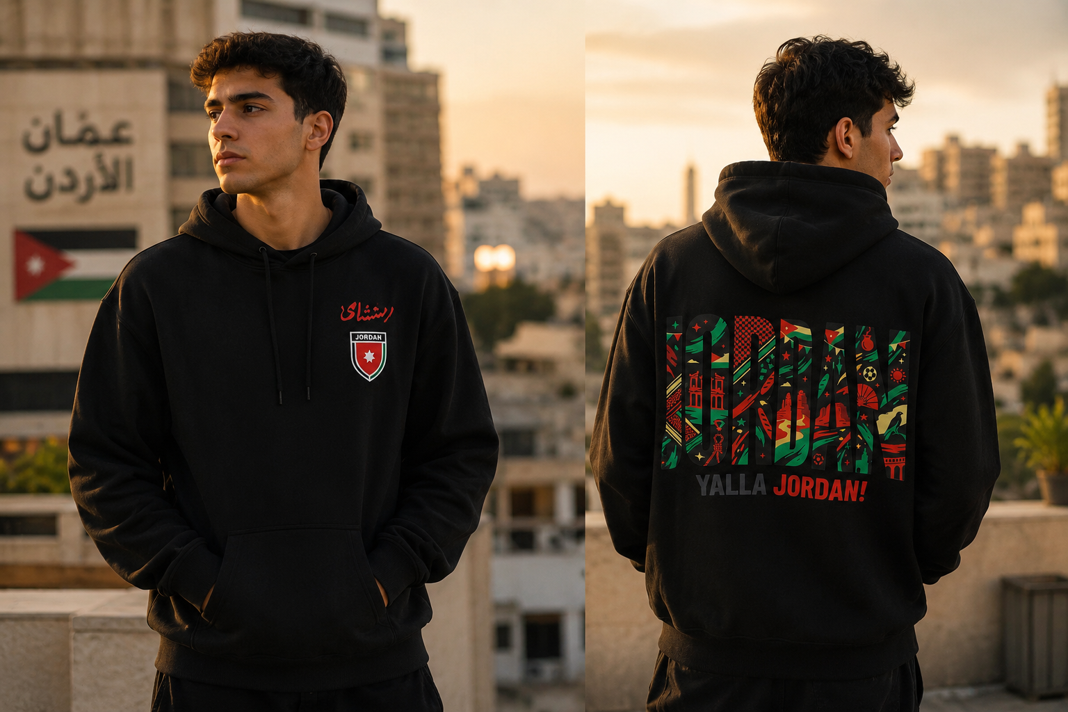 AL NASHAMA 2026 Heavy Hood — Jordan — AL NASHAMA Collection