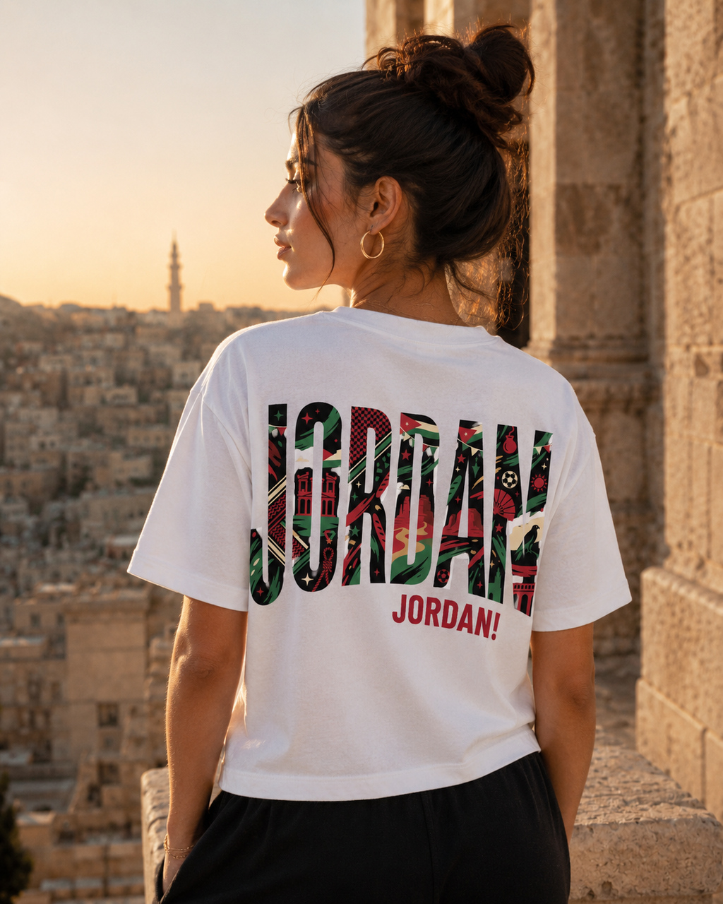 AL NASHAMA 2026 Women's Box Tee — Jordan — AL NASHAMA Collection