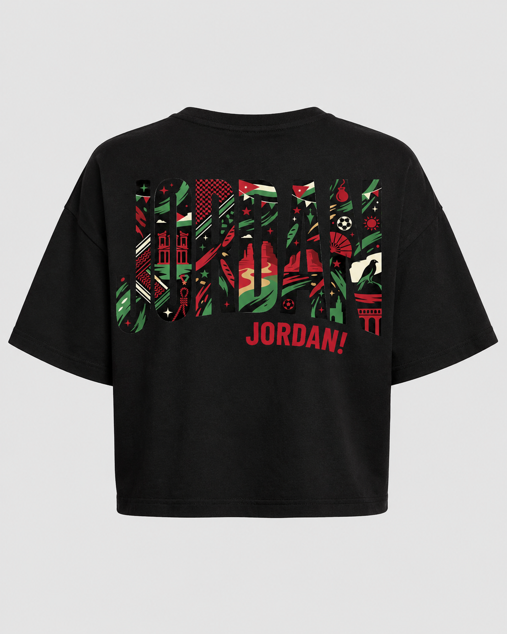 AL NASHAMA 2026 Women's Box Tee — Jordan — AL NASHAMA Collection