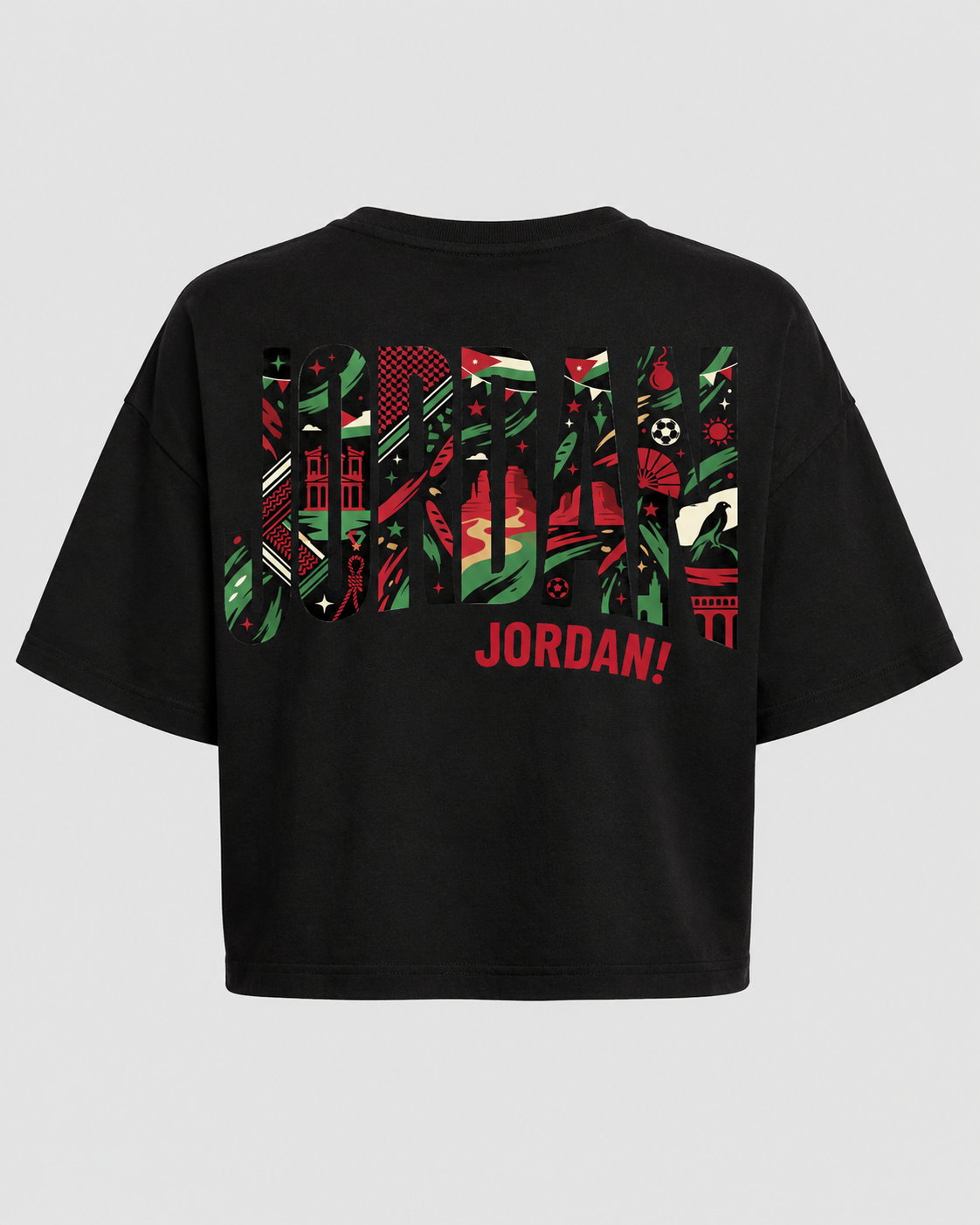 AL NASHAMA 2026 Women's Box Tee — Jordan — AL NASHAMA Collection