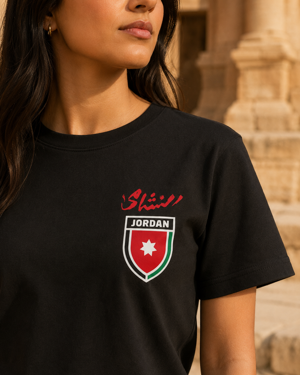 AL NASHAMA 2026 Women's Box Tee — Jordan — AL NASHAMA Collection