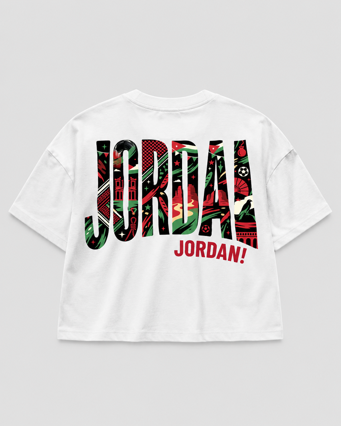 AL NASHAMA 2026 Women's Box Tee — Jordan — AL NASHAMA Collection