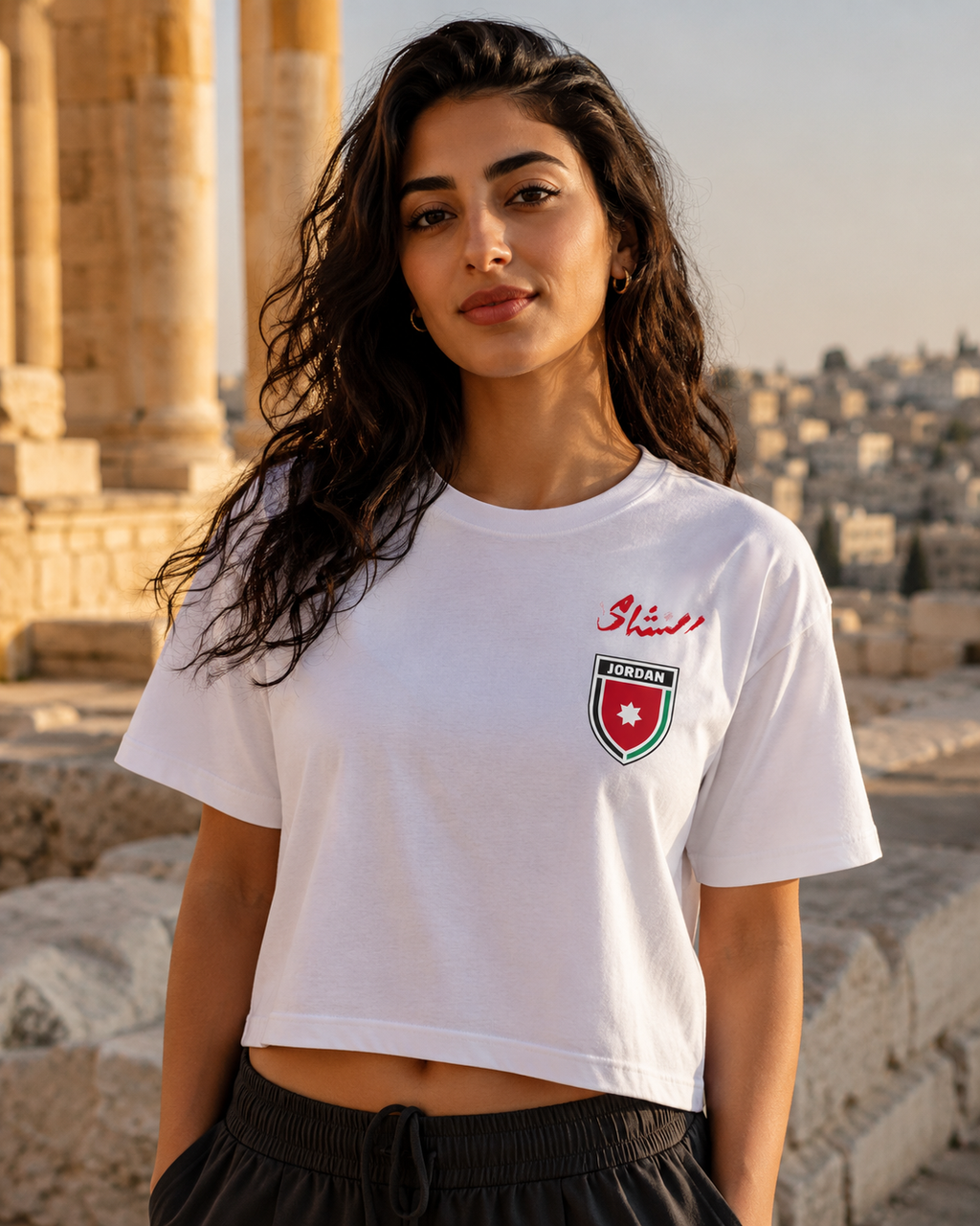 AL NASHAMA 2026 Women's Box Tee — Jordan — AL NASHAMA Collection