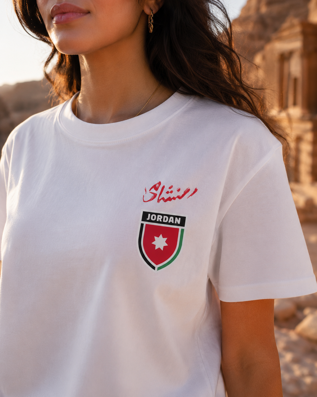 AL NASHAMA 2026 Women's Box Tee — Jordan — AL NASHAMA Collection