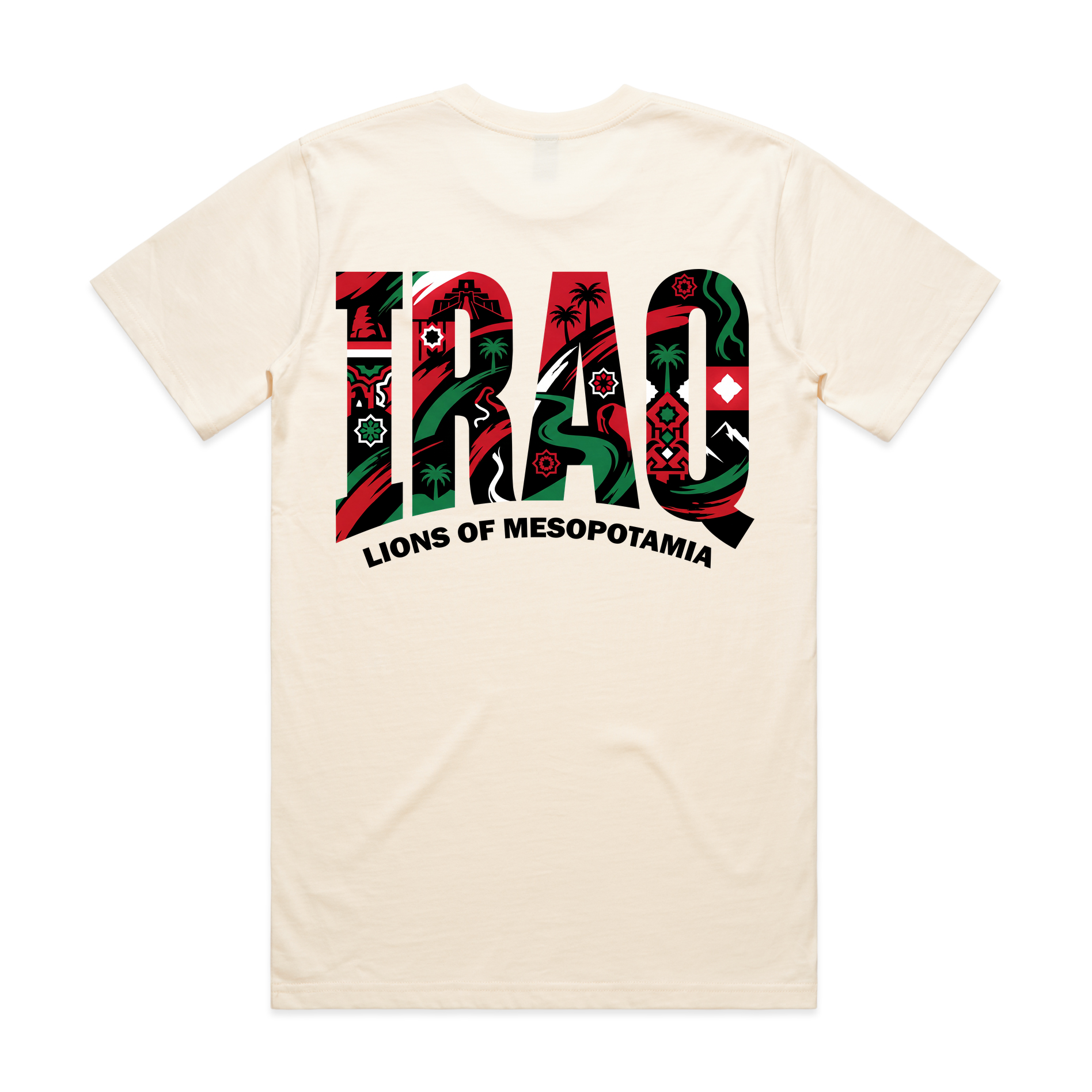 AL TAIBEI — Classic Tee Ecru (back)