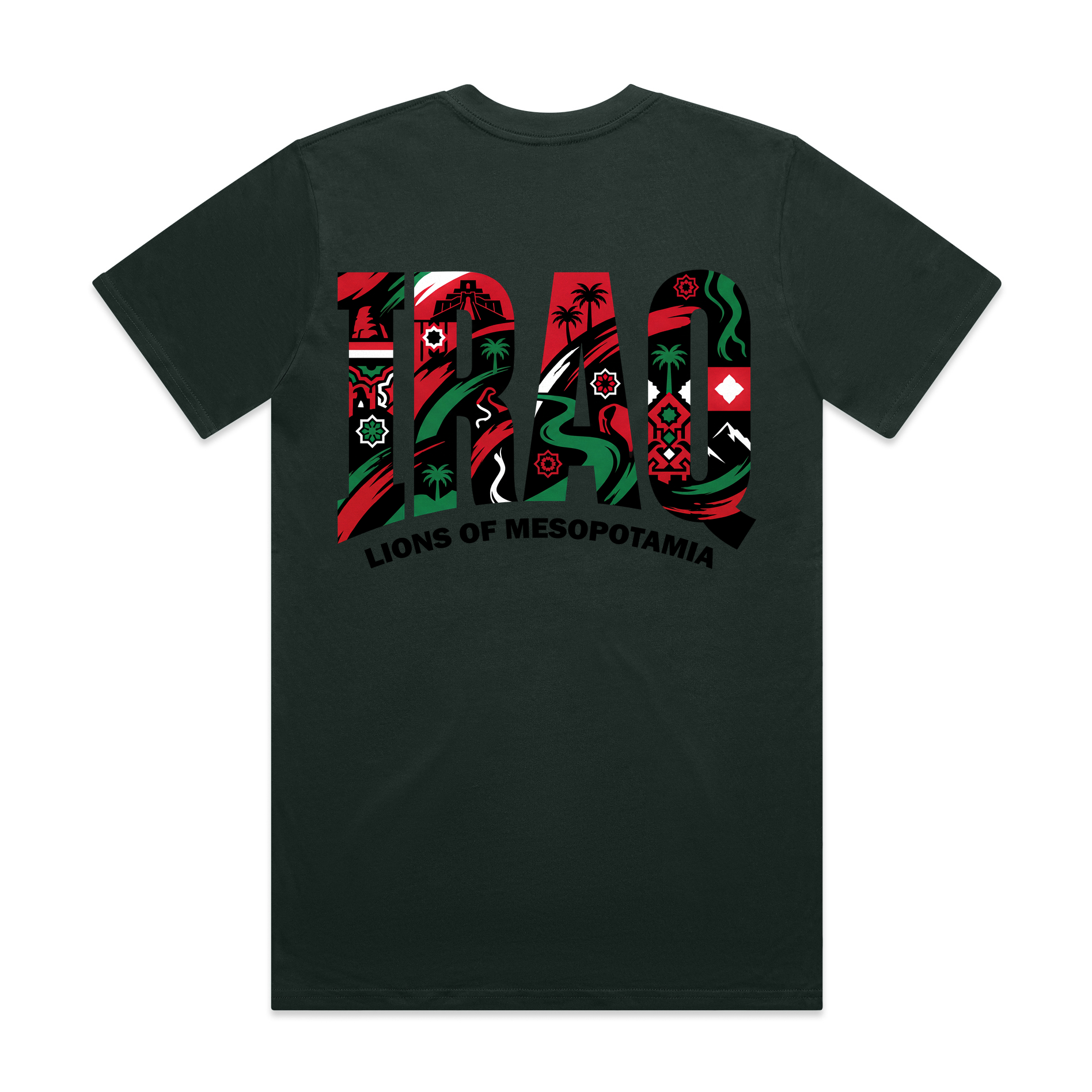 AL TAIBEI — Classic Tee Green (back)