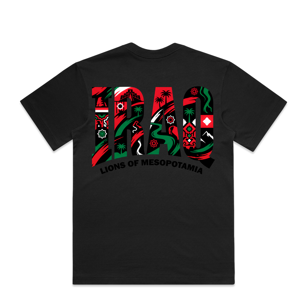 AL TAIBEI — Box Tee Black (back)