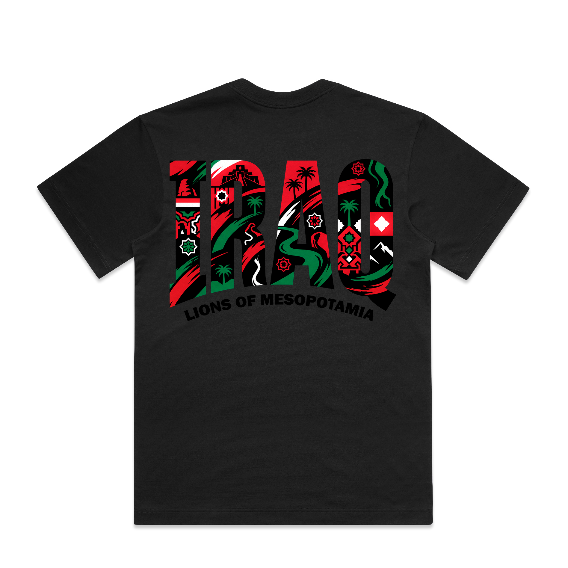 AL TAIBEI — Box Tee Black (back)