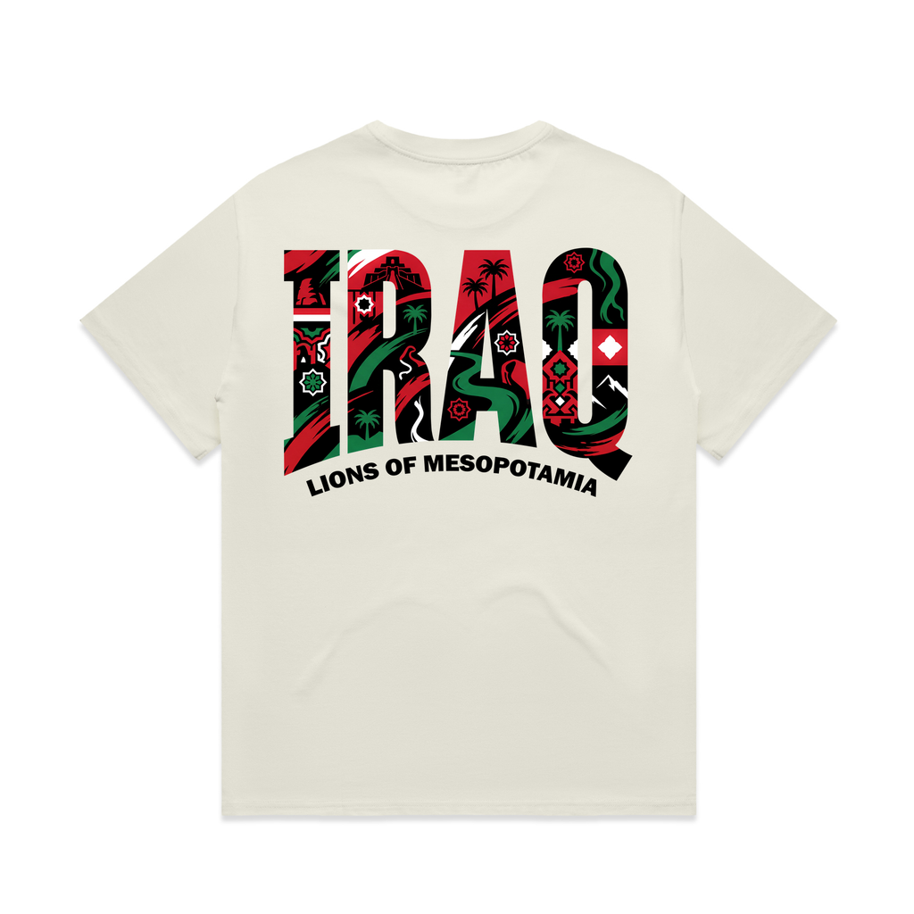 AL TAIBEI — Heavy Tee Ecru (back)