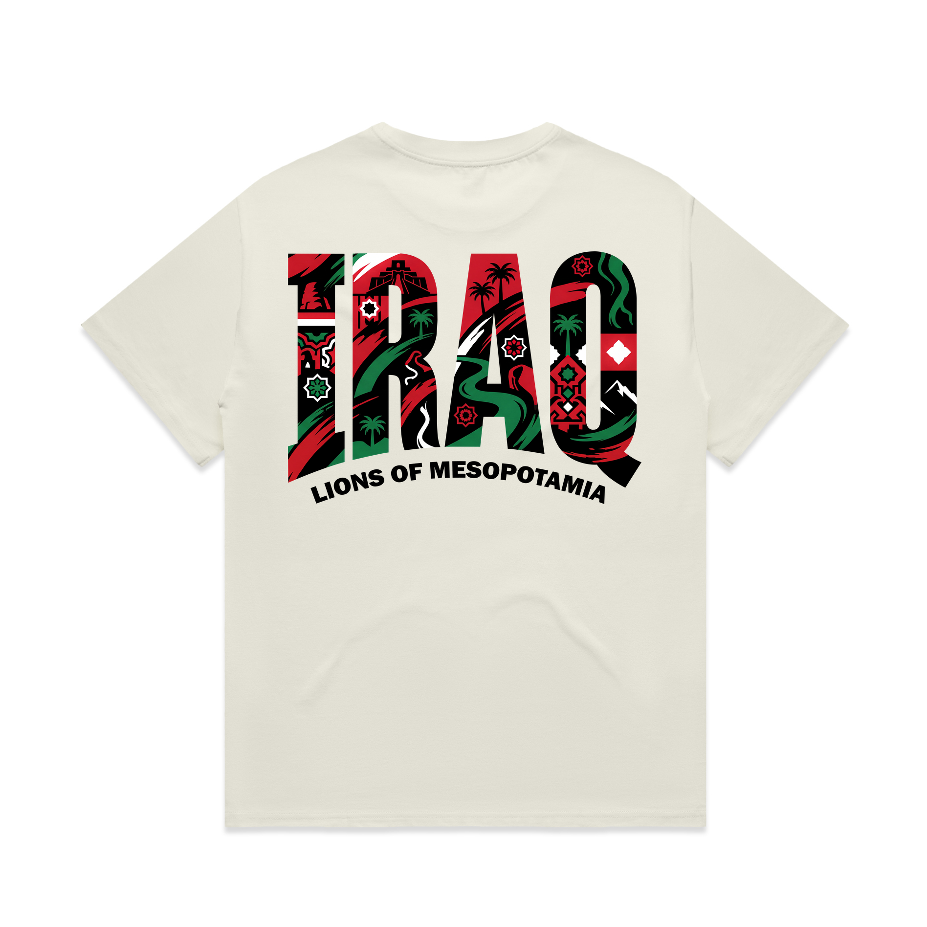 AL TAIBEI — Heavy Tee Ecru (back)
