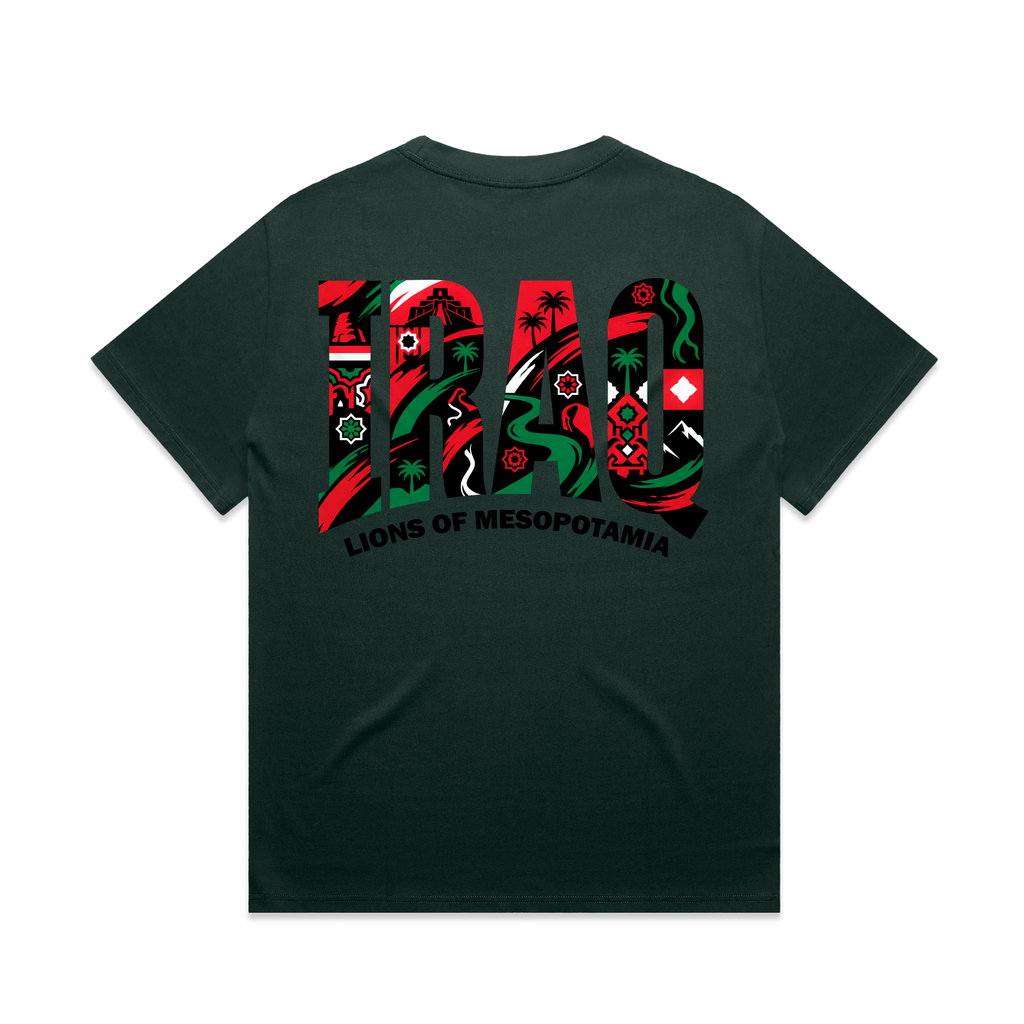 AL TAIBEI — Heavy Tee Green (back)