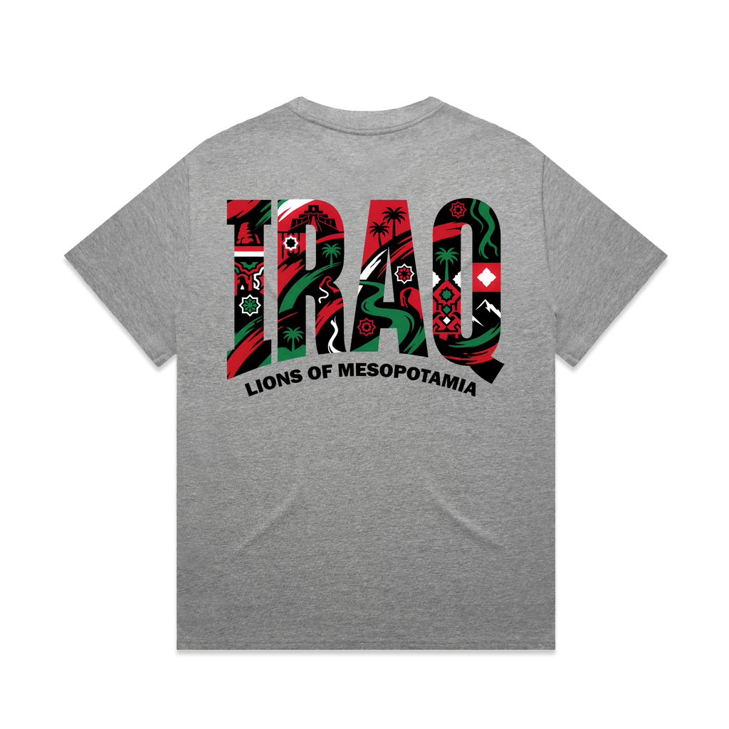 AL TAIBEI — Heavy Tee Grey (back)