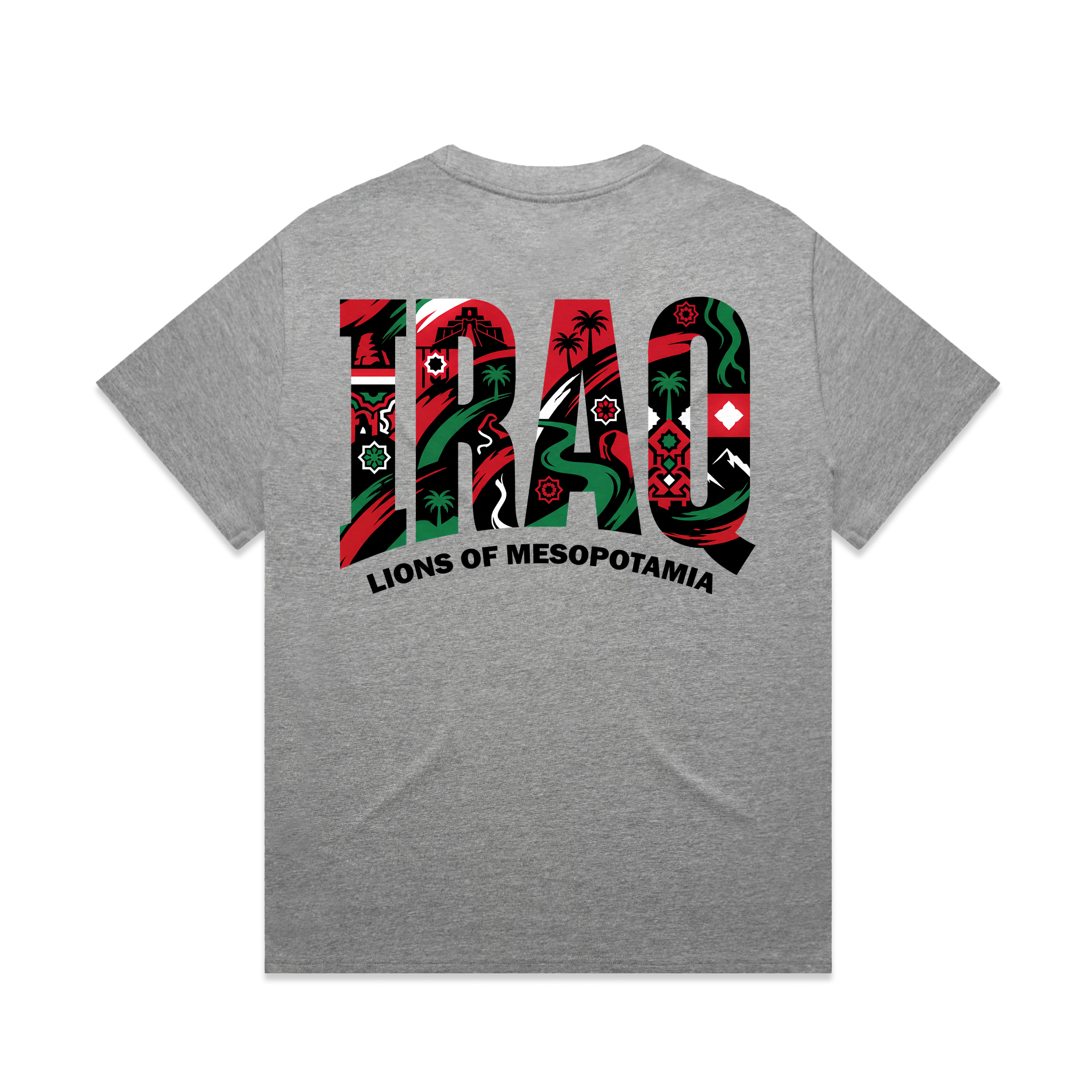 AL TAIBEI — Heavy Tee Grey (back)