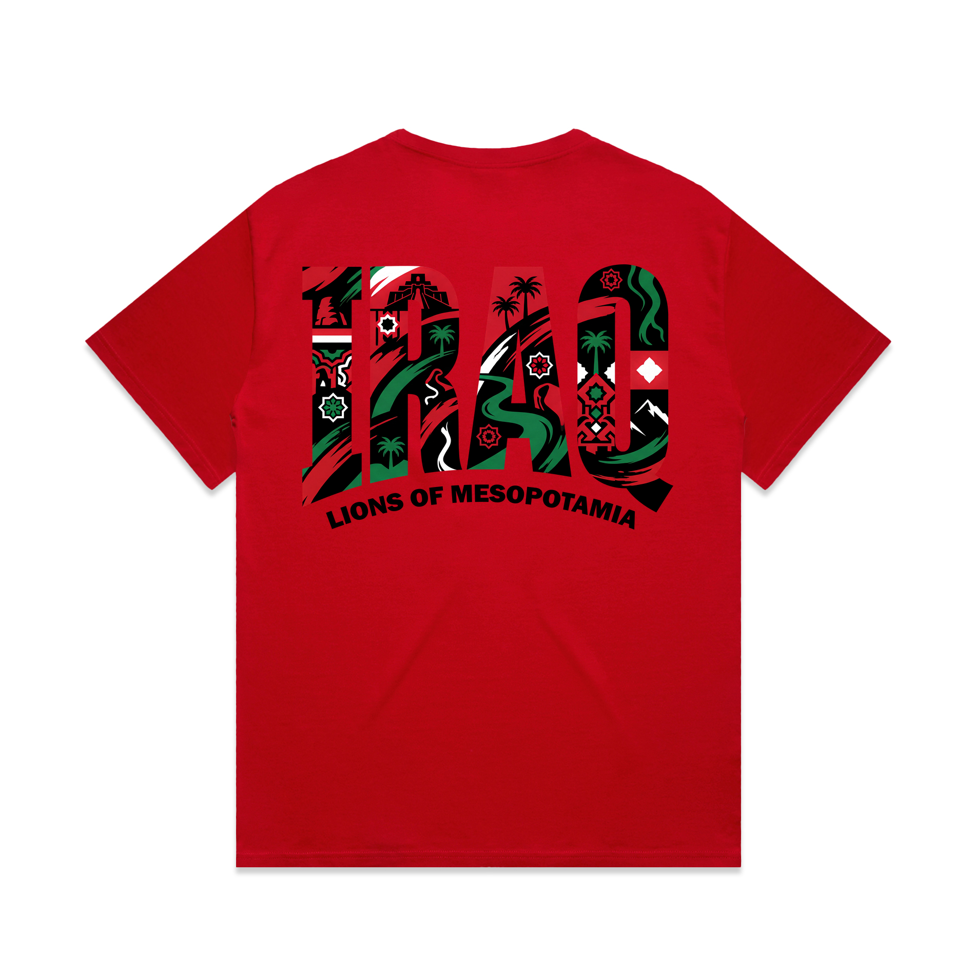 AL TAIBEI — Heavy Tee Red (back)