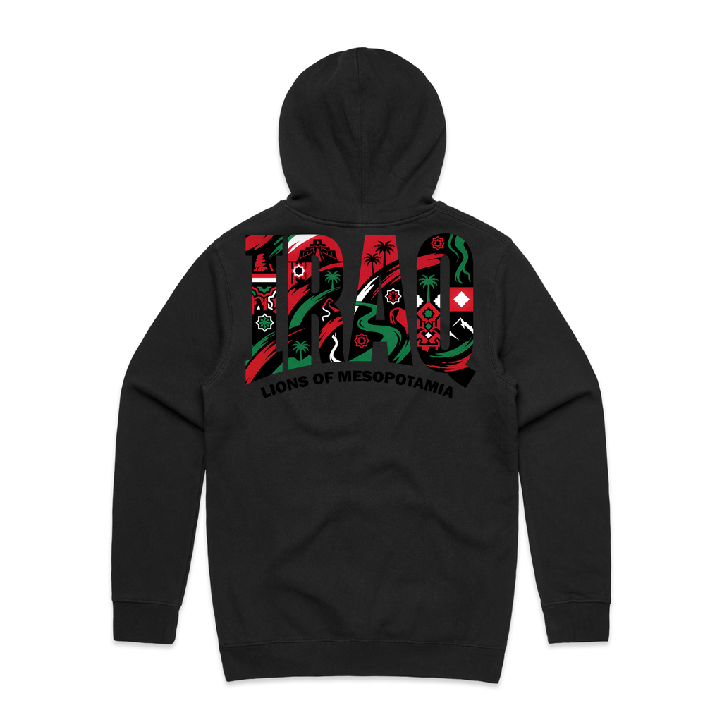 AL TAIBEI — Organic Stencil Hood Black (back)