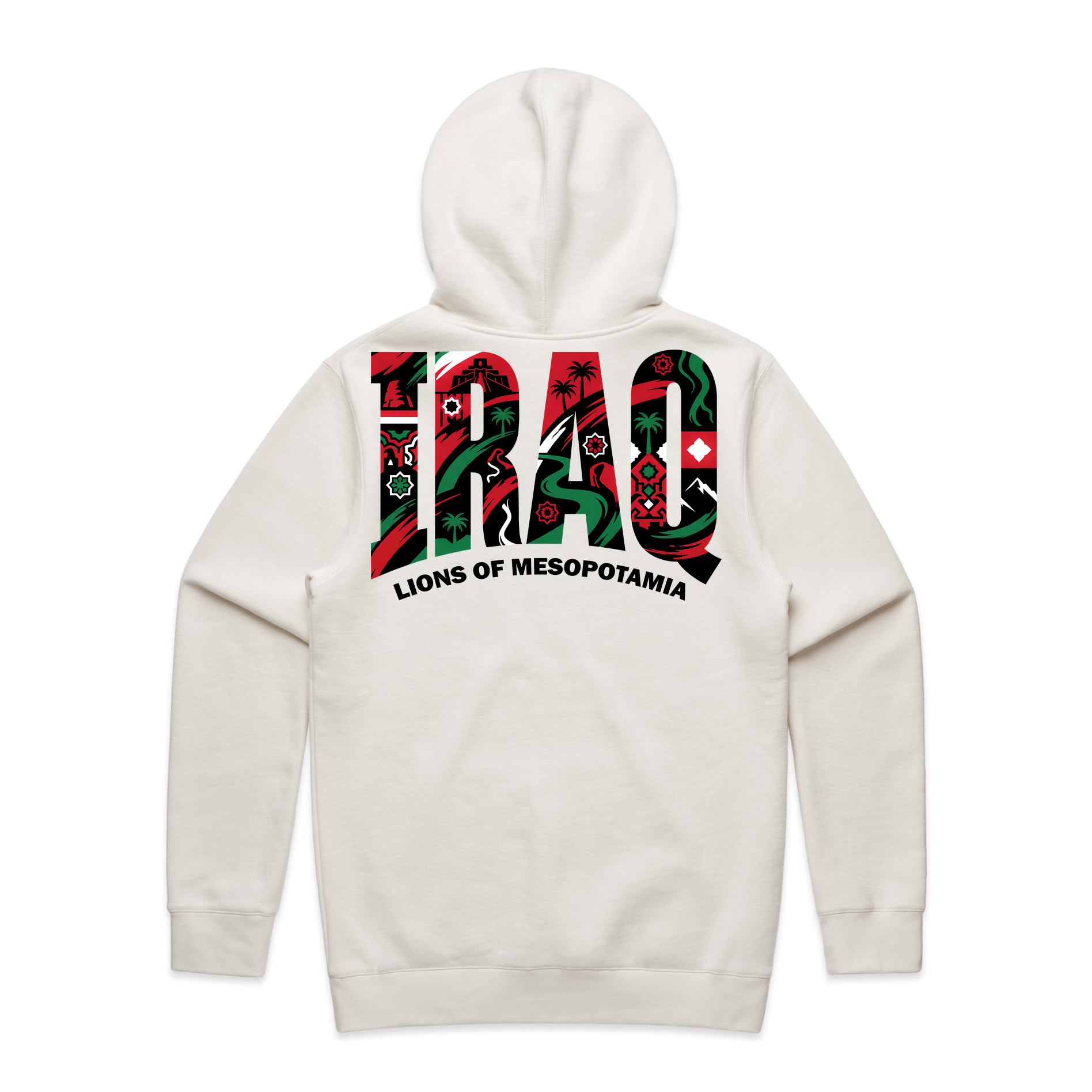 AL TAIBEI — Organic Stencil Hood Natural (back)
