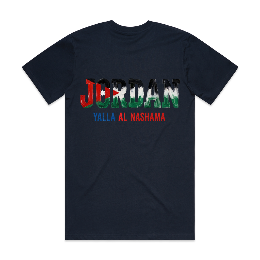 AL TAIBEI — Classic Tee Navy (back)