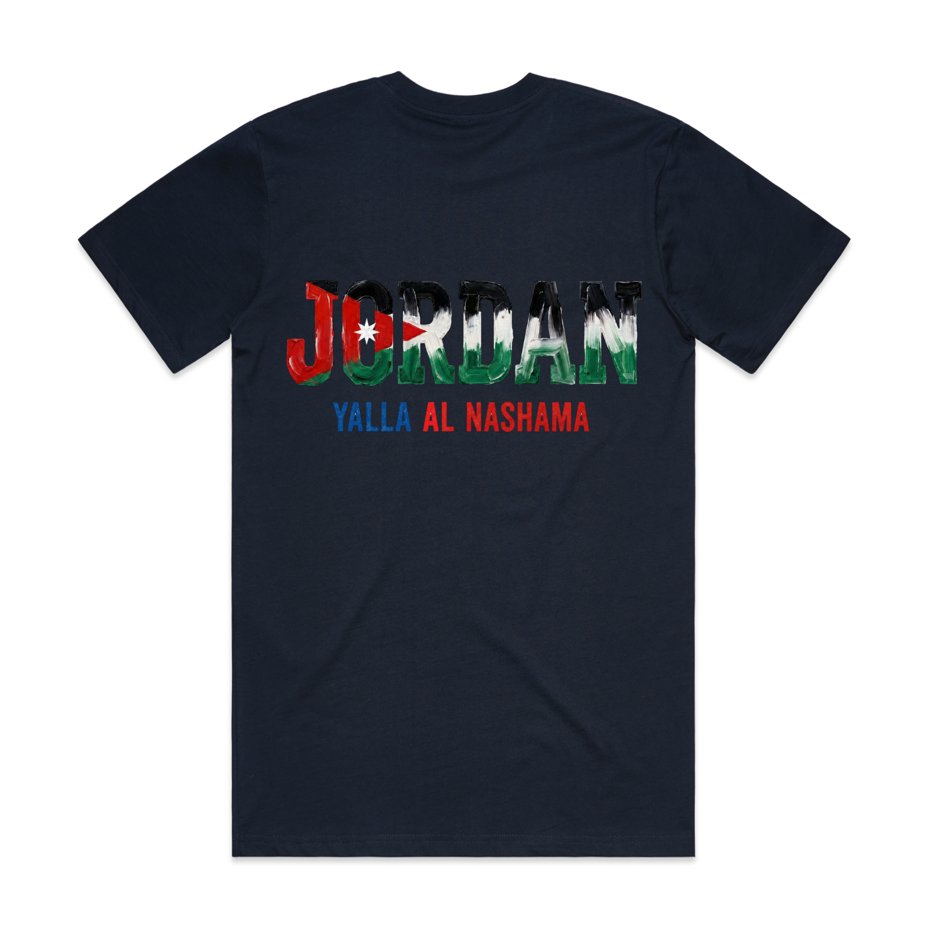 AL TAIBEI — Classic Tee Navy (back)