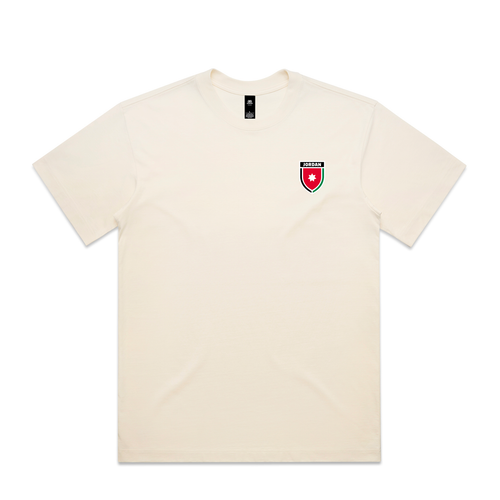 AL TAIBEI — Box Tee Ecru (front)