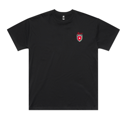 AL TAIBEI — Classic Oversized Tee Black (front)