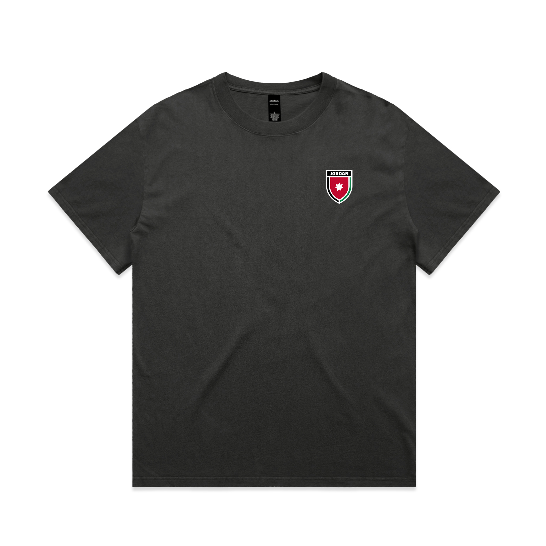 AL TAIBEI — Heavy Tee Black (front)