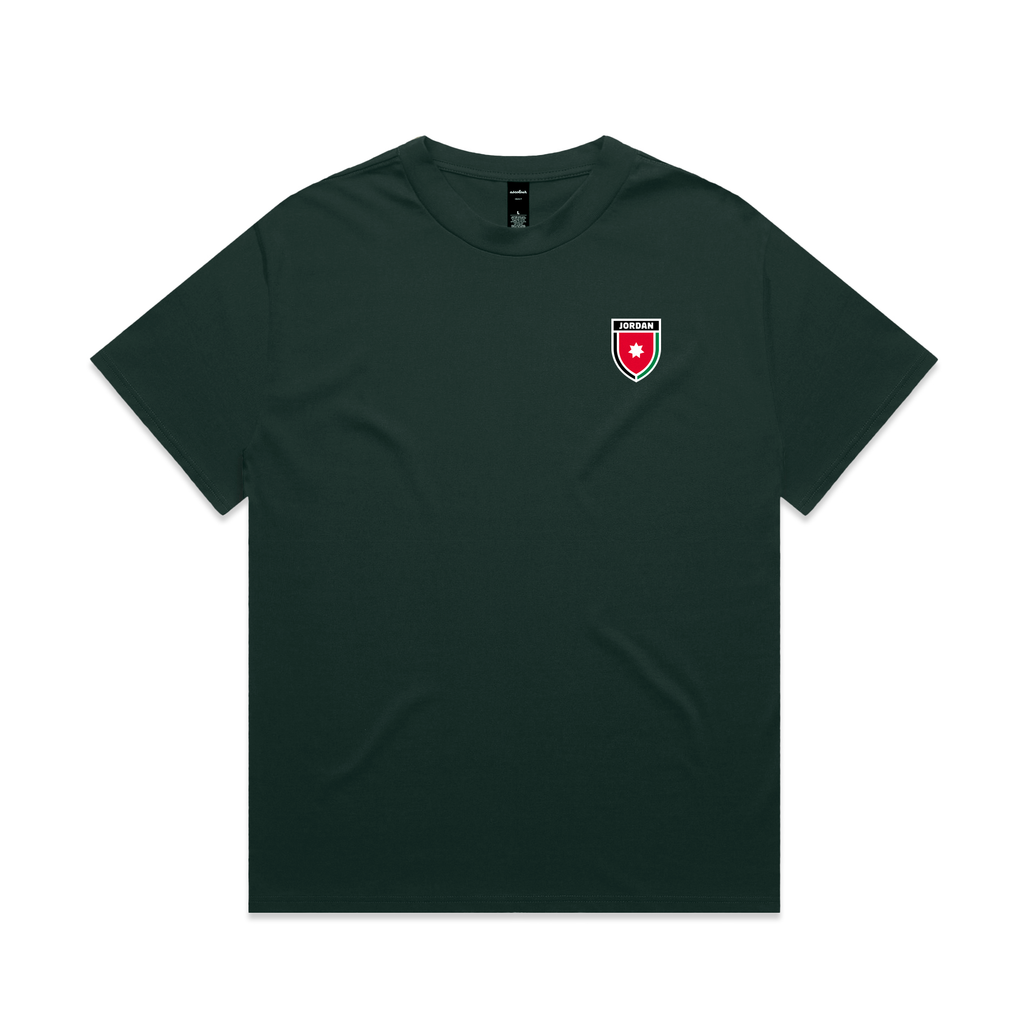 AL TAIBEI — Heavy Tee Green (front)