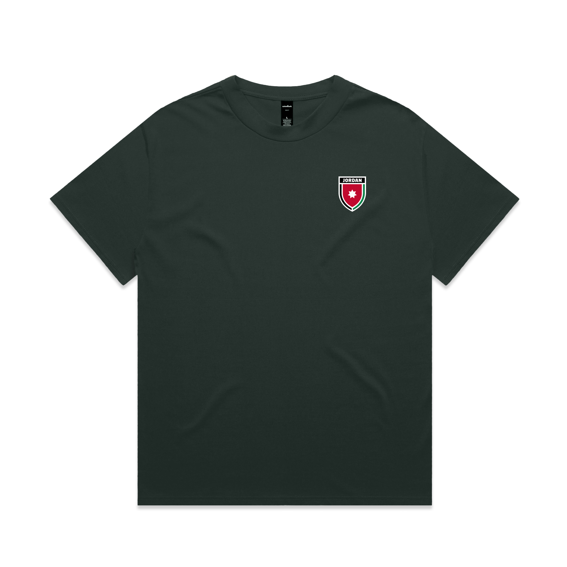 AL TAIBEI — Heavy Tee Green (front)
