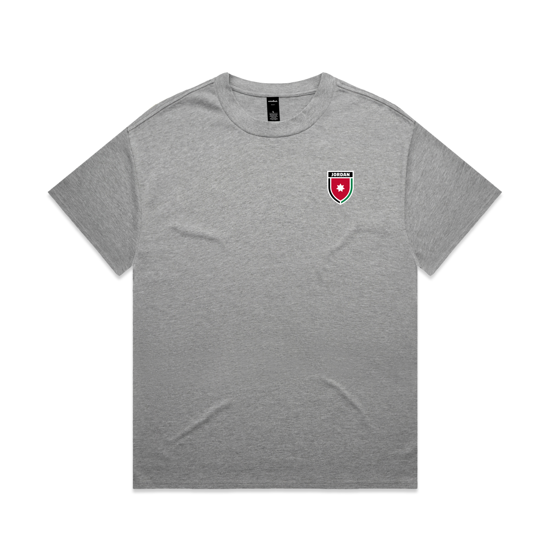 AL TAIBEI — Heavy Tee Grey (front)
