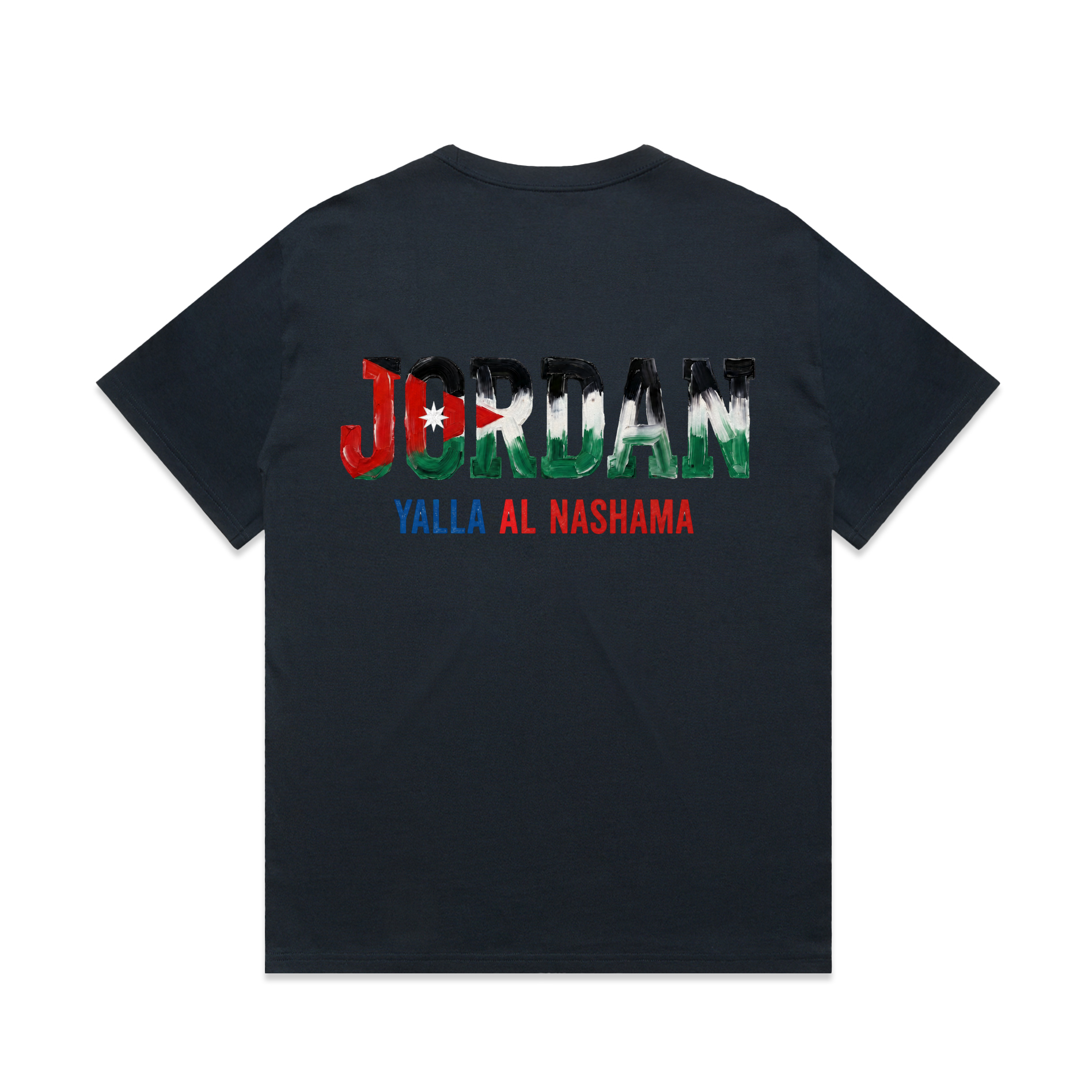 AL TAIBEI — Heavy Tee Navy (back)