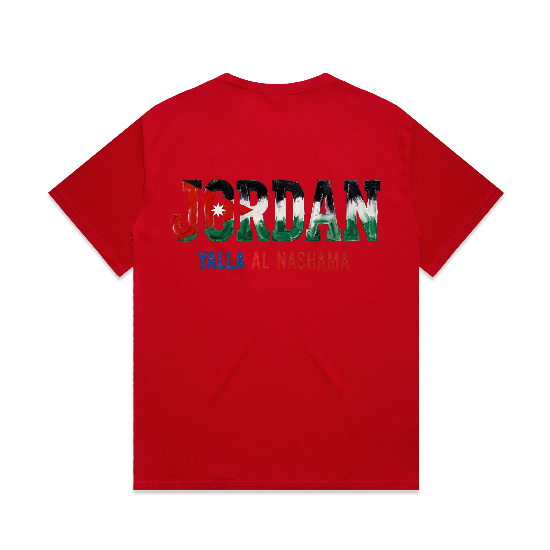 AL TAIBEI — Heavy Tee Red (back)