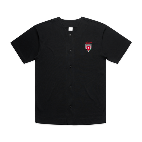 AL TAIBEI — Heavy Baseball Jersey Black (front)