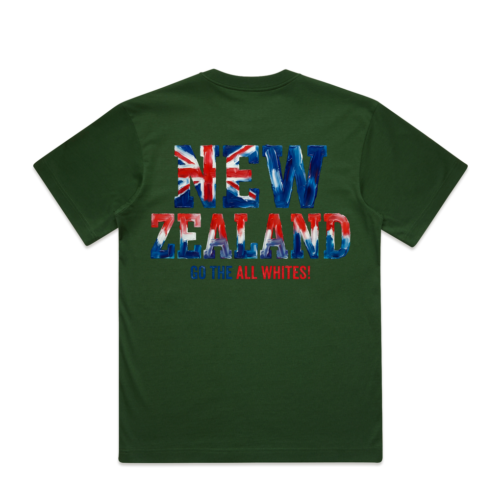 AL TAIBEI — Box Tee Forest Green (back)