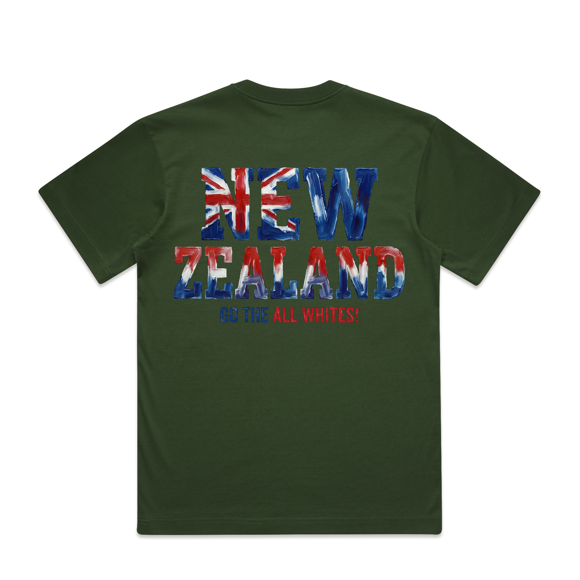 AL TAIBEI — Box Tee Forest Green (back)