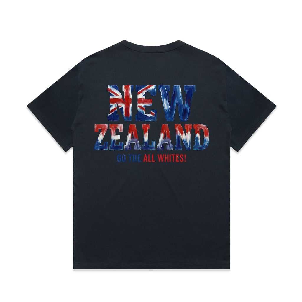 AL TAIBEI — Heavy Tee Navy (back)