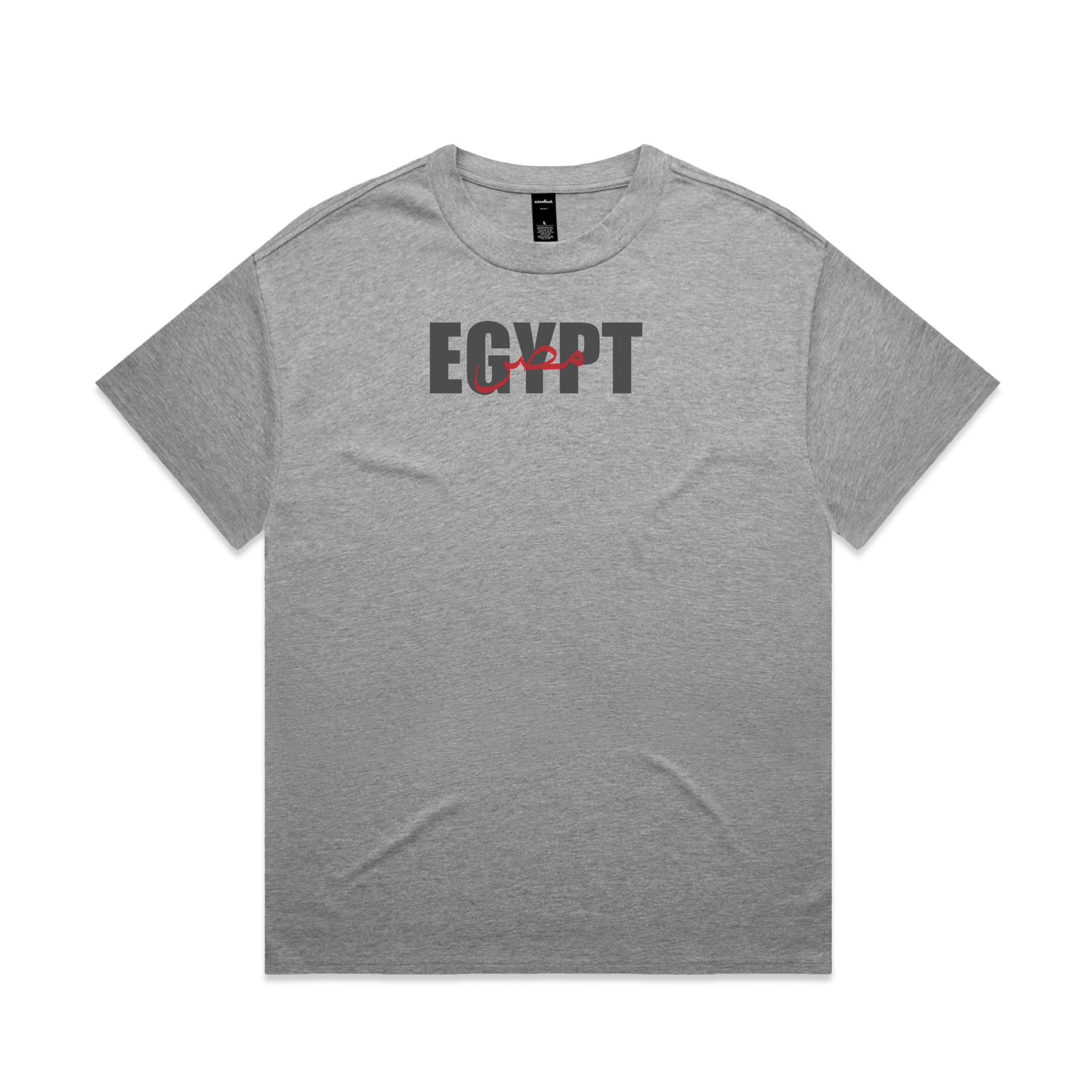 EGYPT Heavy Tee Grey Marle