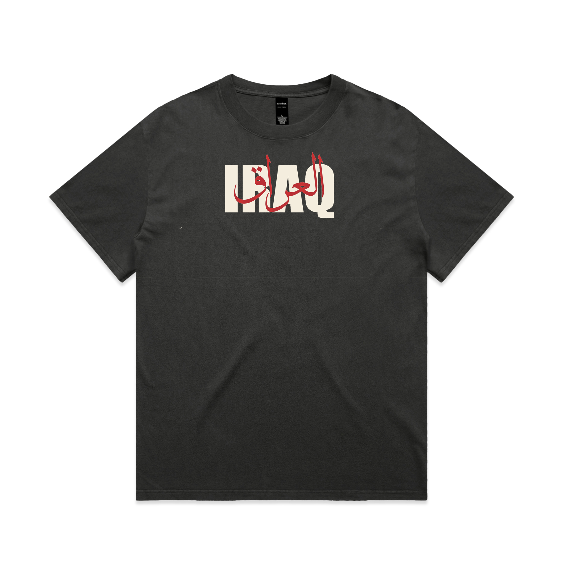 IRAQ Heavy Tee Black