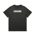 LEBANON Heavy Tee Black