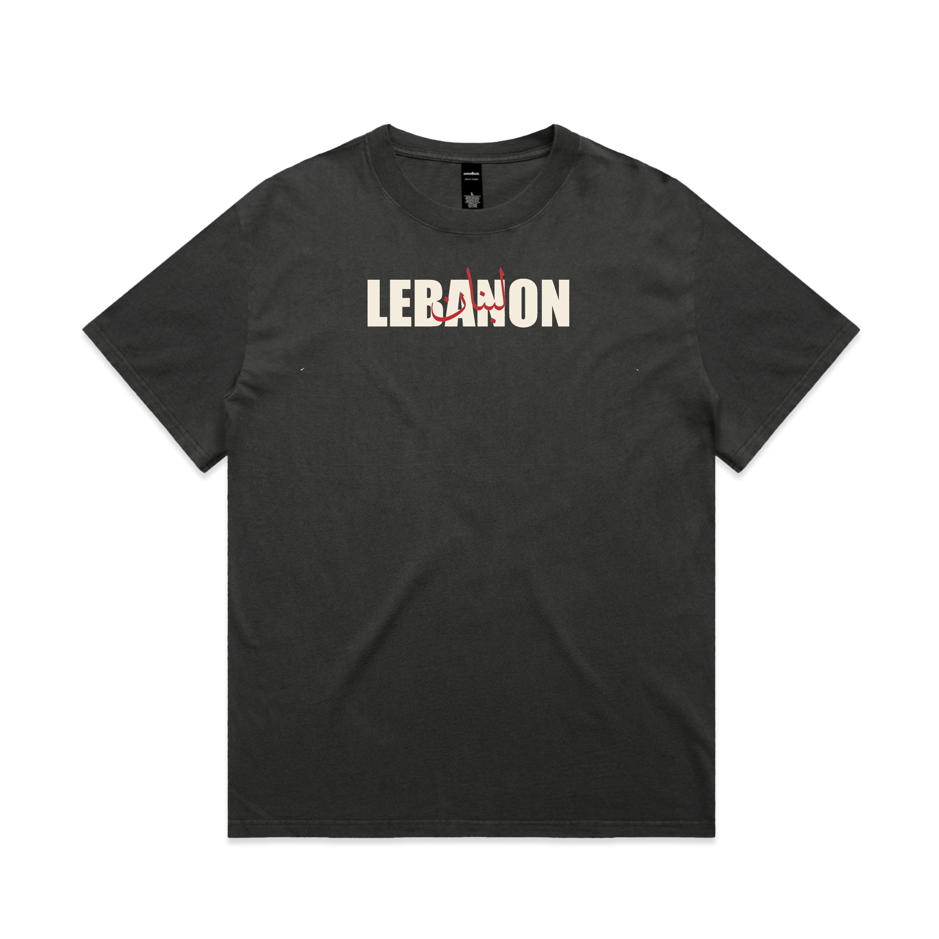 LEBANON Heavy Tee Black