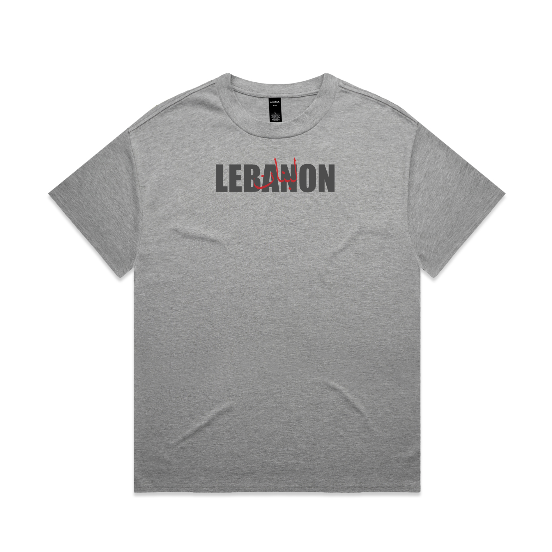 LEBANON Heavy Tee Grey Marle