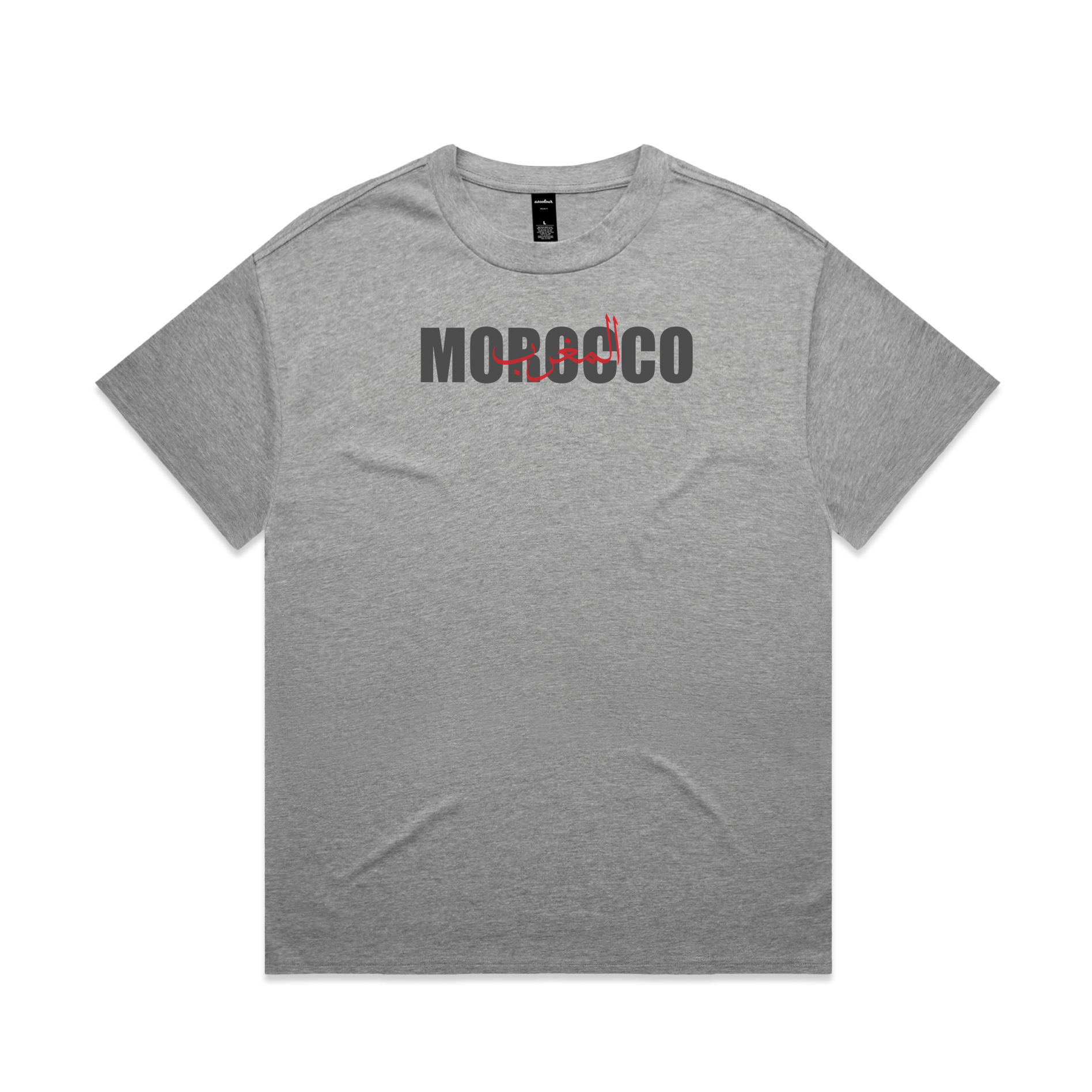 MOROCCO Heavy Tee Grey Marle
