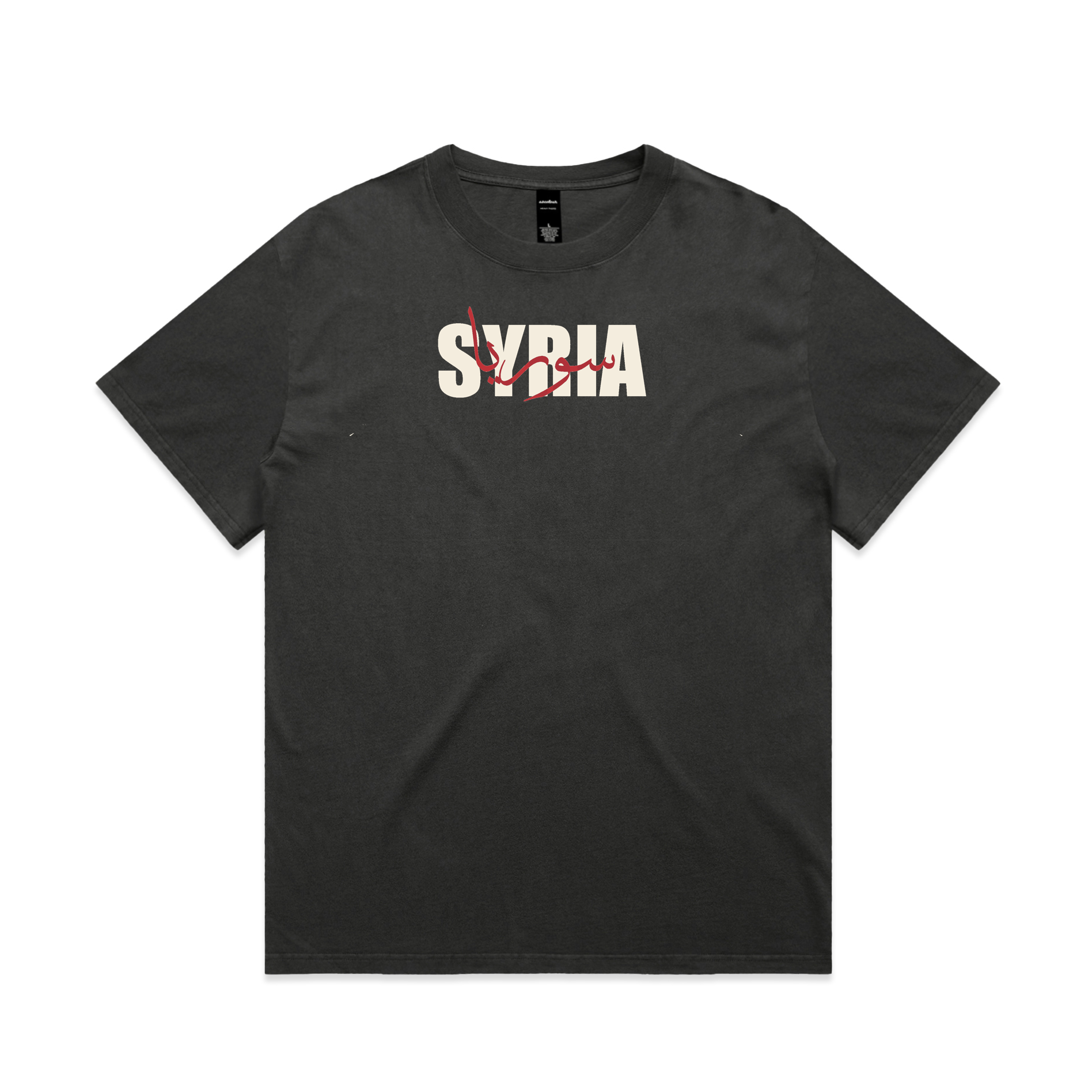 SYRIA Heavy Tee Black