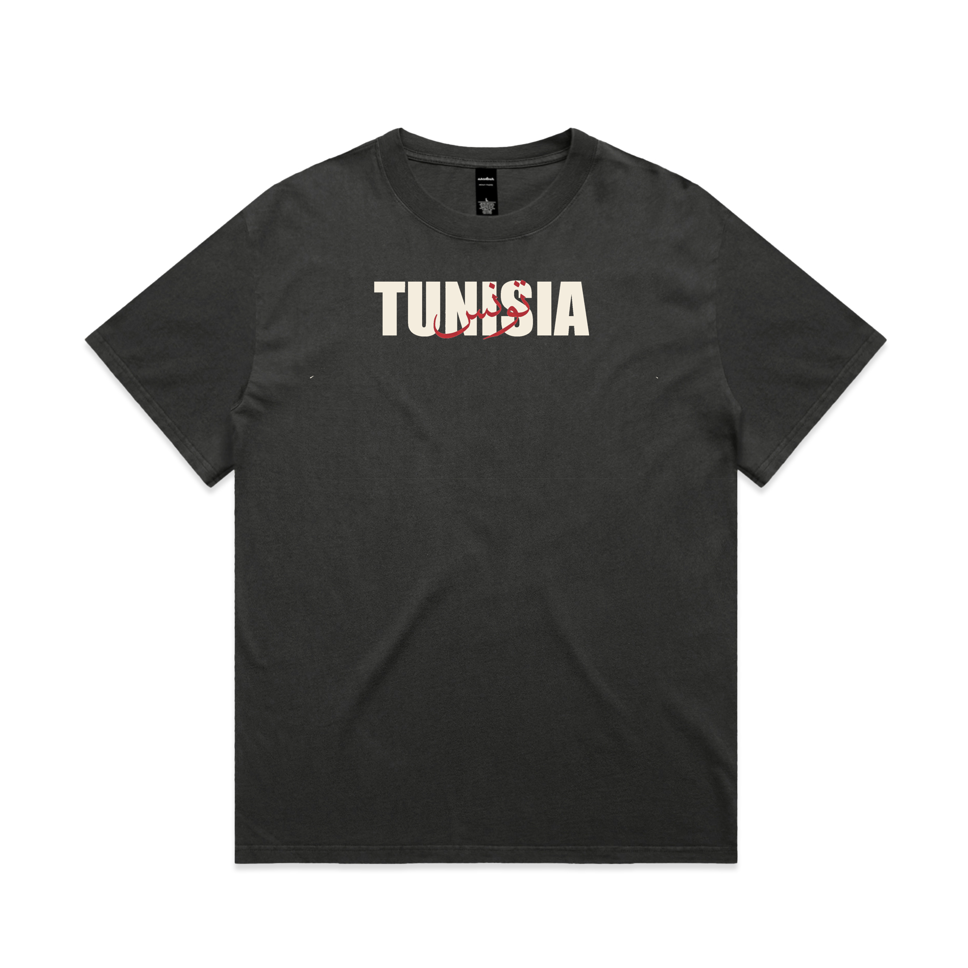TUNISIA Heavy Tee Black