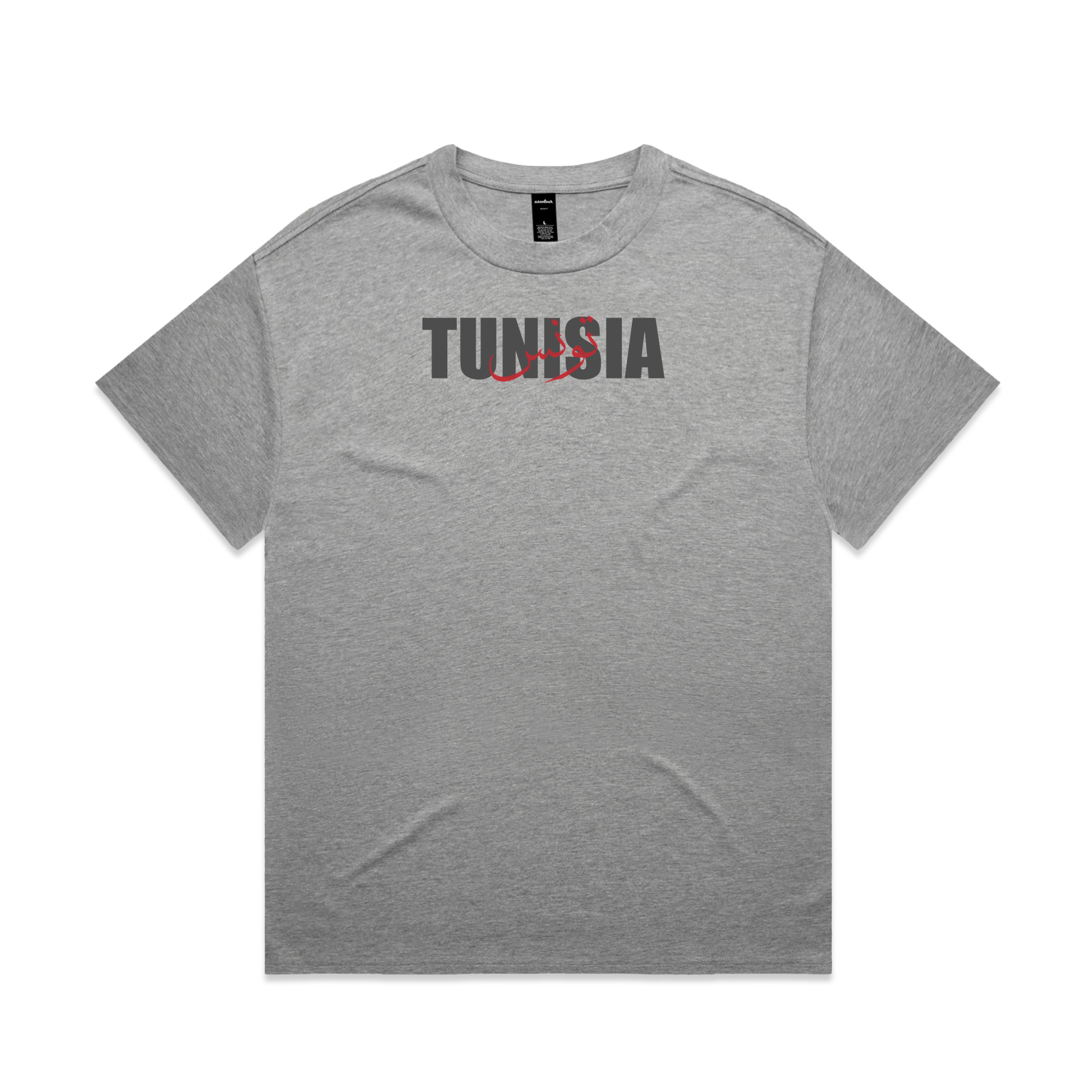 TUNISIA Heavy Tee Grey Marle